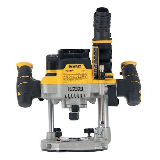 DeWALT DCW620NT-XJ router og overfrser Sort, Gul 23000 rpm #5