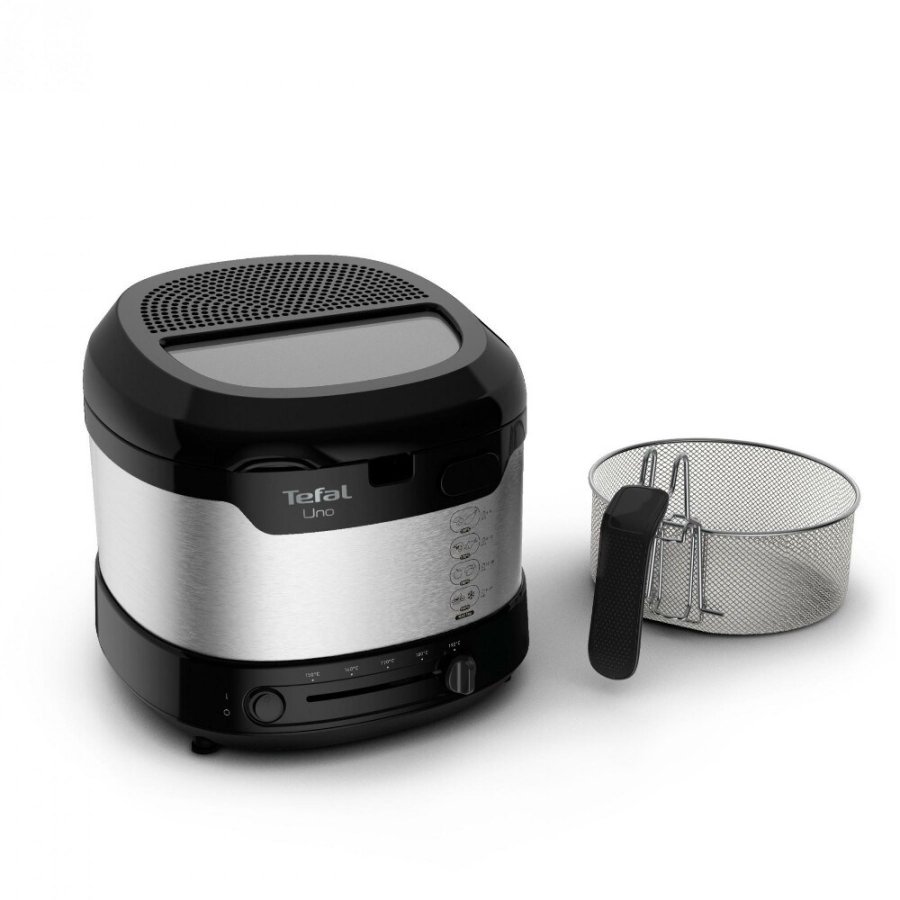 Tefal Uno FF215D Enkelt Enkeltstende 1600 W Frituregryde Sort, Rustfrit stl #5