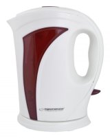 Esperanza EKK018R elkedel 1,7 L 2200 W Rd, Hvid #3