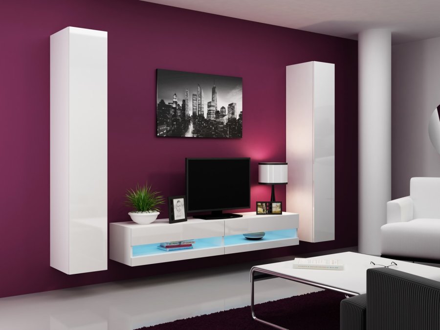 Cama RTVVIGO180N b/b TV stativ & underholdningscenter 2 hylder #4
