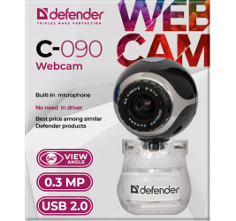IronKey Defender C-090 webcam 0,3 MP USB 2.0 Sort #3