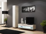 Cama RTVVIGO140N SO/B TV stativ & underholdningscenter 2 hylder #2