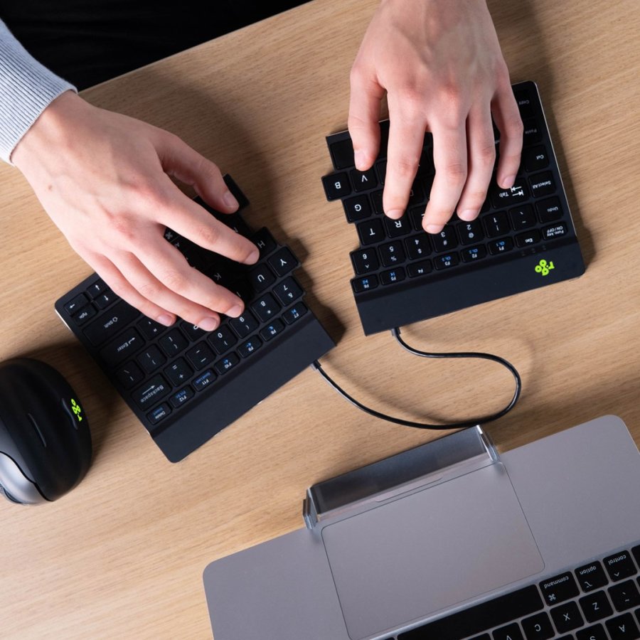 Wireless compact black keyboard R-GO TOOLS #1