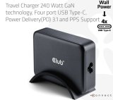 CLUB3D CAC-1918 oplader til mobil enhed Universel Sort Vekselstrm #5