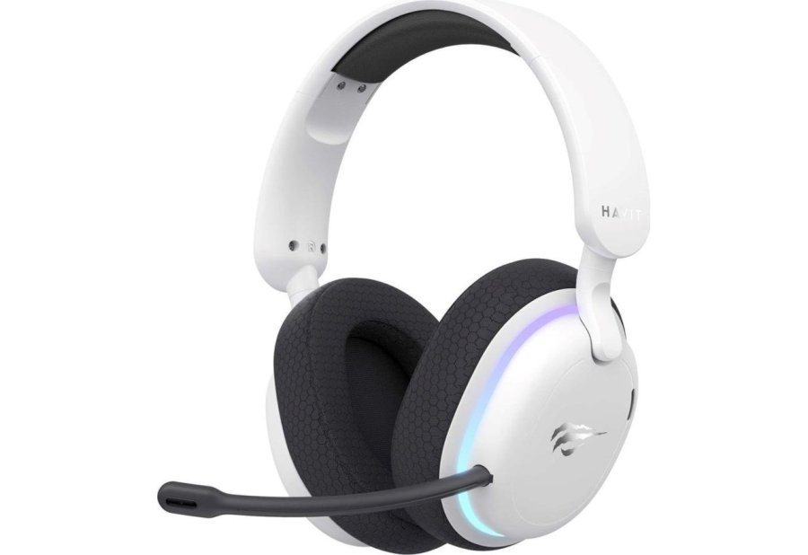 Havit Fuxi-H7 - gaming-hovedtelefoner, sort og hvid #1