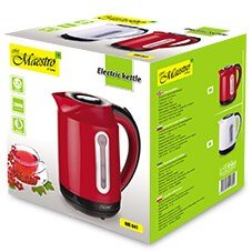 MAESTRO MR-041 (MR-041-RED) elkedel 1,7 L 2000 W Sort, Rd #13