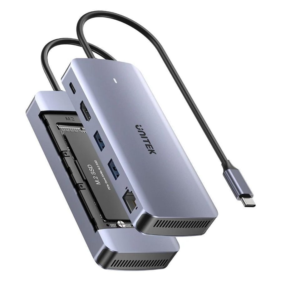 UNITEK ACTIVE HUB USB-C 10GBPS,M.2,HDMI, PD 100W #5