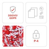 HSM shredstar X5 dokumentkvrn, 4,5 x 30 mm + separat CD-skremekanisme #6
