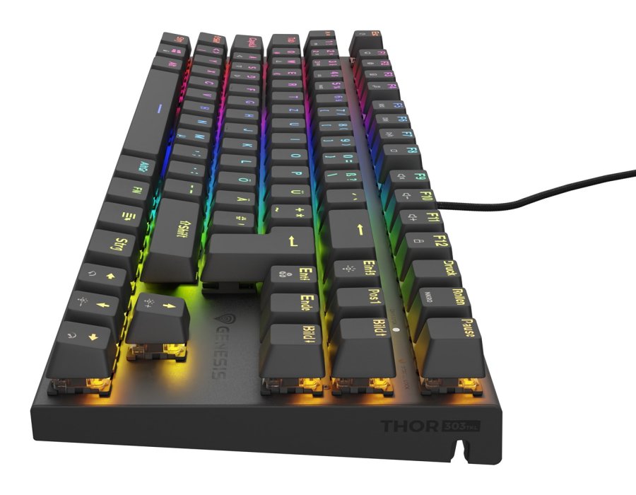GENESIS Thor 303 TKL tastatur Spil USB QWERTZ Tysk Sort #3