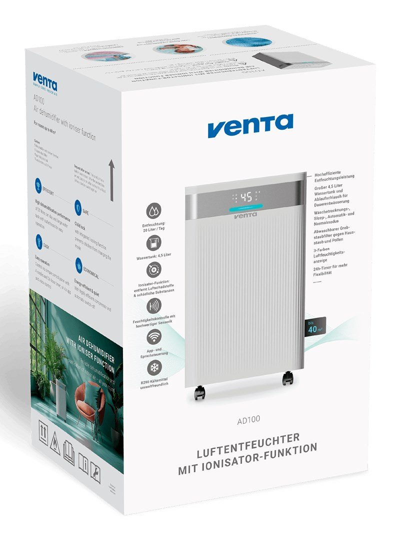 Venta AD100 4,5 L 41 dB 330 W Hvid #3