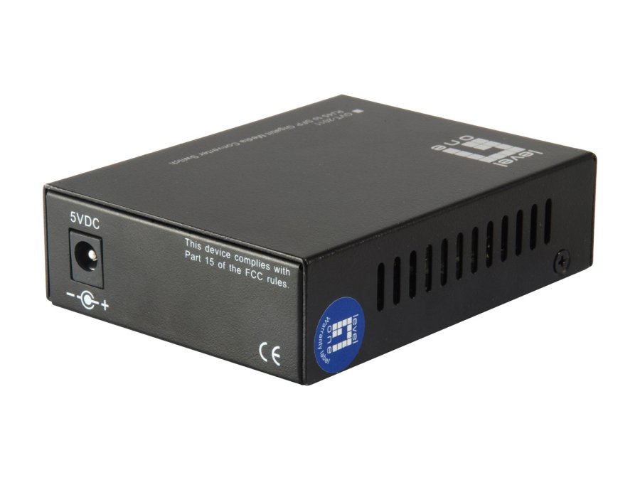 LevelOne GVT-2011 netv�rksomformer til medie 1000 Mbit/s Gr� #6