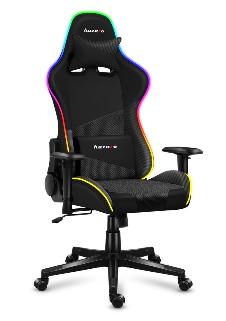 Huzaro Force 6.2 RGB PC gamingstol Spand (vugge) sde Sort #16