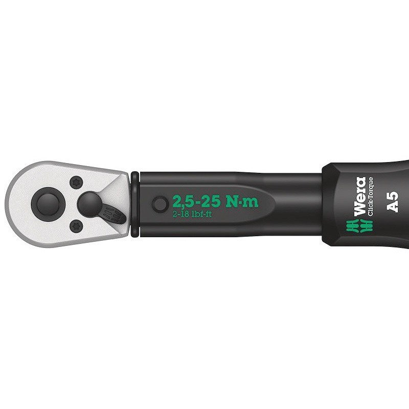 WERA Click-Torque A5 torque wrench 2,5 - 25 Nm #3
