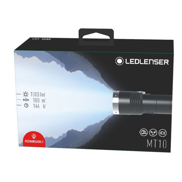 Ledlenser MT10 Sort, Slv Hnd lommelygte LED #4