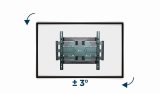 Gembird WM-80ST-01 tv-beslag 2,03 m (80
