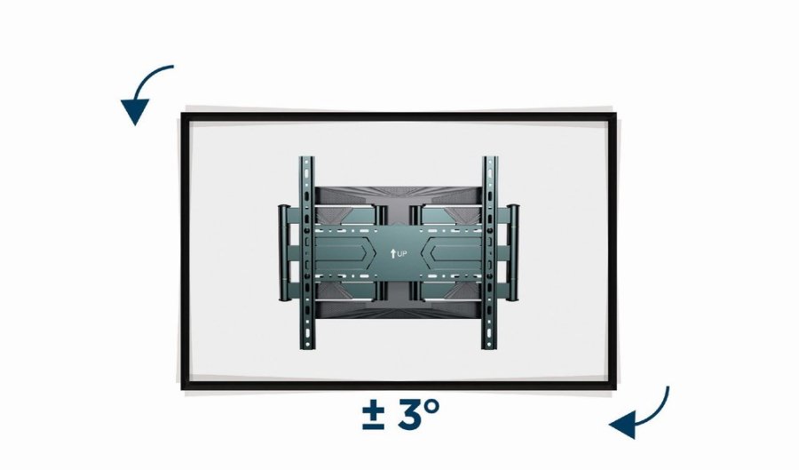 Gembird WM-80ST-01 tv-beslag 2,03 m (80