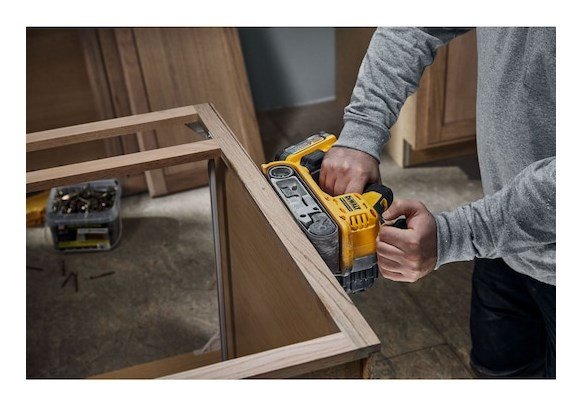Bnd slibemaskine DEWALT DCW220NT transportabel slibemaskine 18V Gul, Sort #10