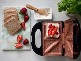 ELDOM ST11 sandwichtoaster 750 W Sort, Slv #4