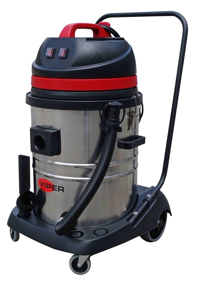 Vd/tr stvsuger Nilfisk Viper LSU255-EU 2 motorer 55 l Sort, rd, rustfrit stl #1