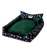 GO GIFT Hunde- og katteseng XXL - grn - 110x90x18 cm #1
