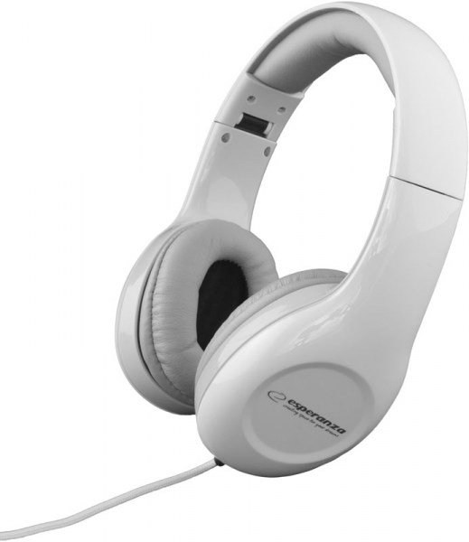 Esperanza EH138W hovedtelefoner/headset Ledningsfrt Musik Hvid #1