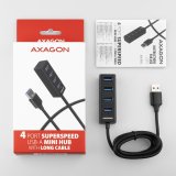 Axagon HUE-M1AL interface hub USB 3.2 Gen 1 (3.1 Gen 1) Type-A 5000 Mbit/s Sort #6