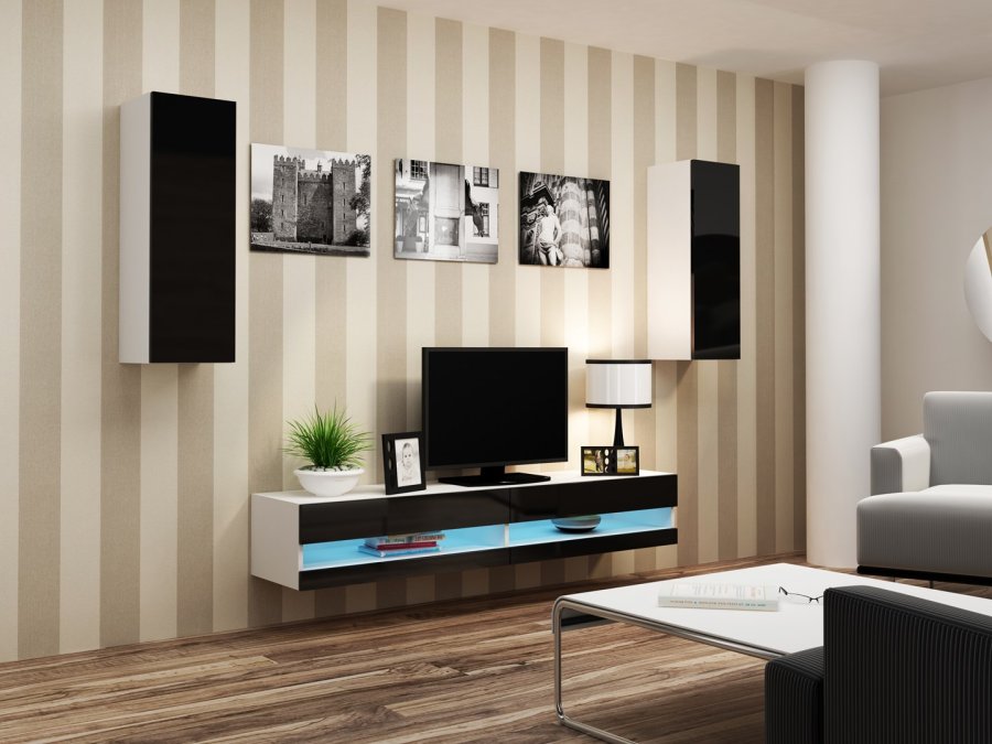 Cama RTVVIGO140N b/c TV stativ & underholdningscenter 2 hylder #5