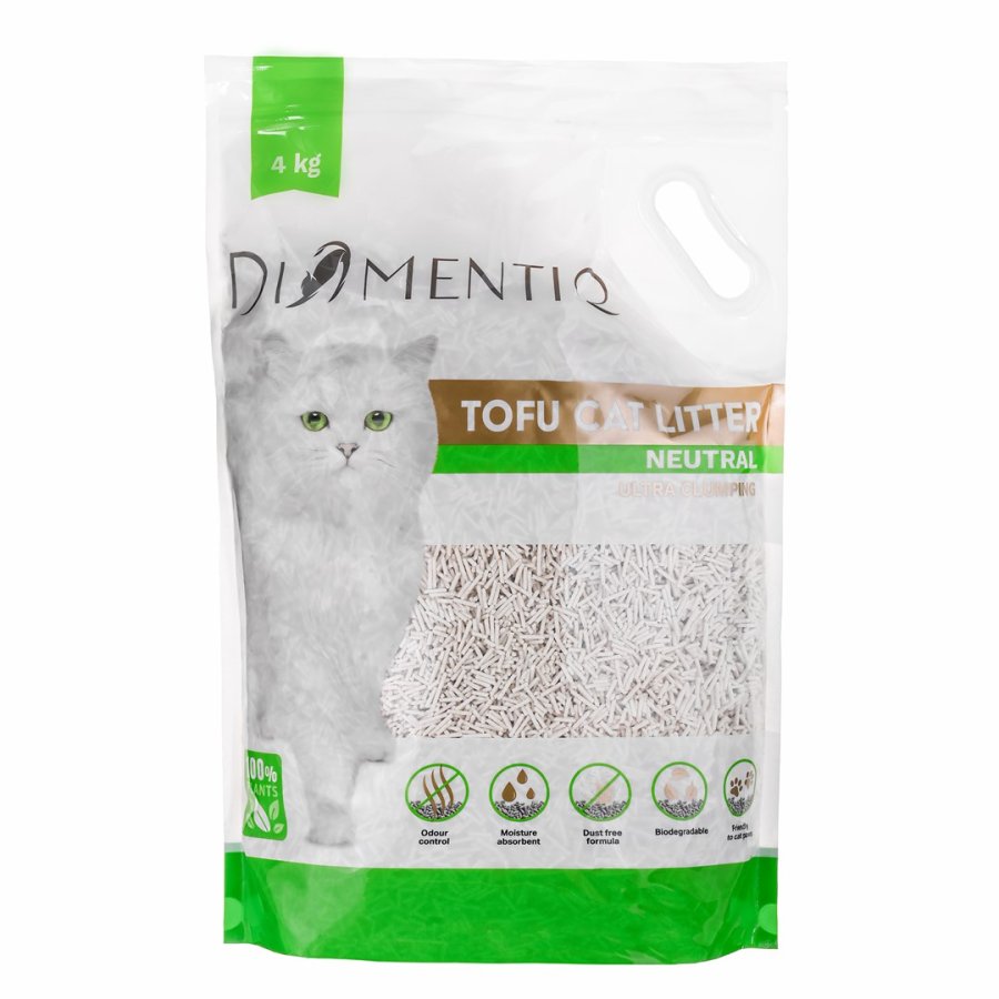 DIAMENTIQ Tofu Neutral Ultra clumping - plantegrus - 4kg #3