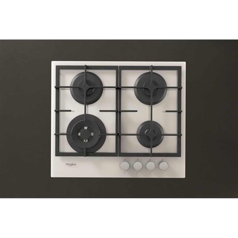 Whirlpool AKTL629/WH Hvid Indbygget 59 cm Gaskomfur 4 zone(s) #4