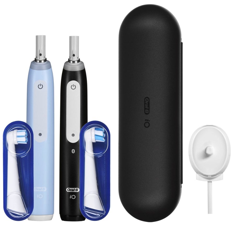 Braun Oral-B iO 3 elektrisk tandbrstest DUO BLACK & BLUE #1
