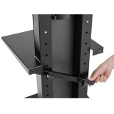 Maclean MC-865 Professional Modern TV Floor Stand with a Shelf for 37