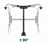 Gembird WM-55ST-01 tv-beslag 139,7 cm (55