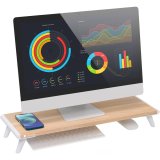 Techly ICA-MS 389 sk�rmbeslag og -stativer Skrivebord Hvid, Tr� #1