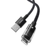Baseus Gem USB til IP 2.4A hurtigopladningskabel 1 m Sort #2
