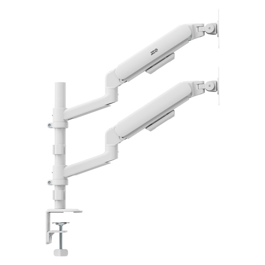 Ergo Office-holder/oph�ng til 2 sk�rme, gasfjeder, 17