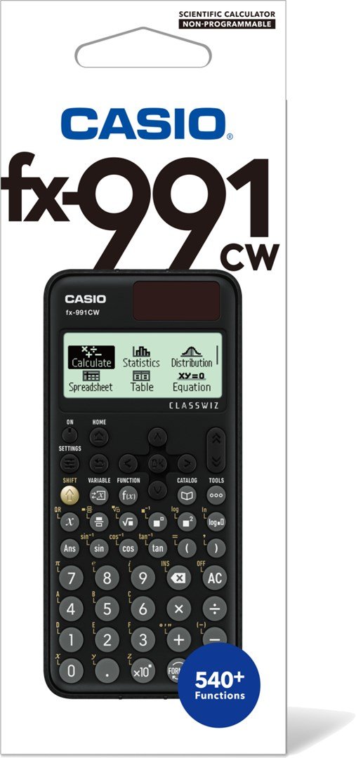 Casio FX-991CW regnemaskine Lomme Videnskabelig Sort #3
