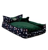 GO GIFT Hunde- og katteseng XXL - grn - 110x90x18 cm #3