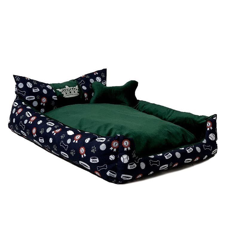 GO GIFT Hunde- og katteseng XXL - grn - 110x90x18 cm #3