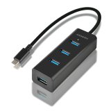 Axagon HUE-S2C interface hub USB 3.2 Gen 1 (3.1 Gen 1) Type-A 5000 Mbit/s Sort #1