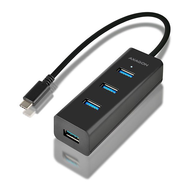 Axagon HUE-S2C interface hub USB 3.2 Gen 1 (3.1 Gen 1) Type-A 5000 Mbit/s Sort #1