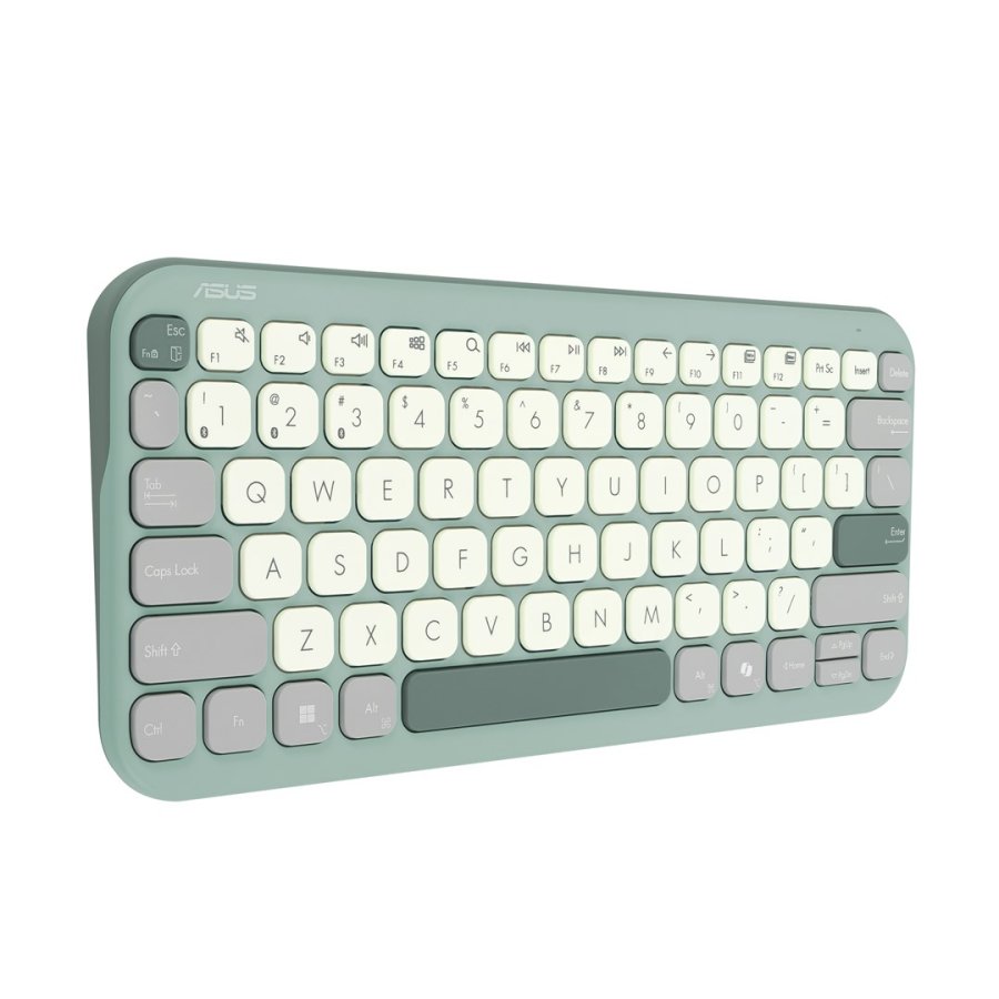 ASUS KW100 KEYBOARD/GN/GE/81 tastatur Hjem Bluetooth QWERTZ Tysk Gr�n, Lysegr�n #7