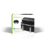 Dobbelt Varmluftfrituregryde | 2x4.2 l | Timer: 60 min | Antal forudindstillede programmer: 10 | Digital | Sort #8