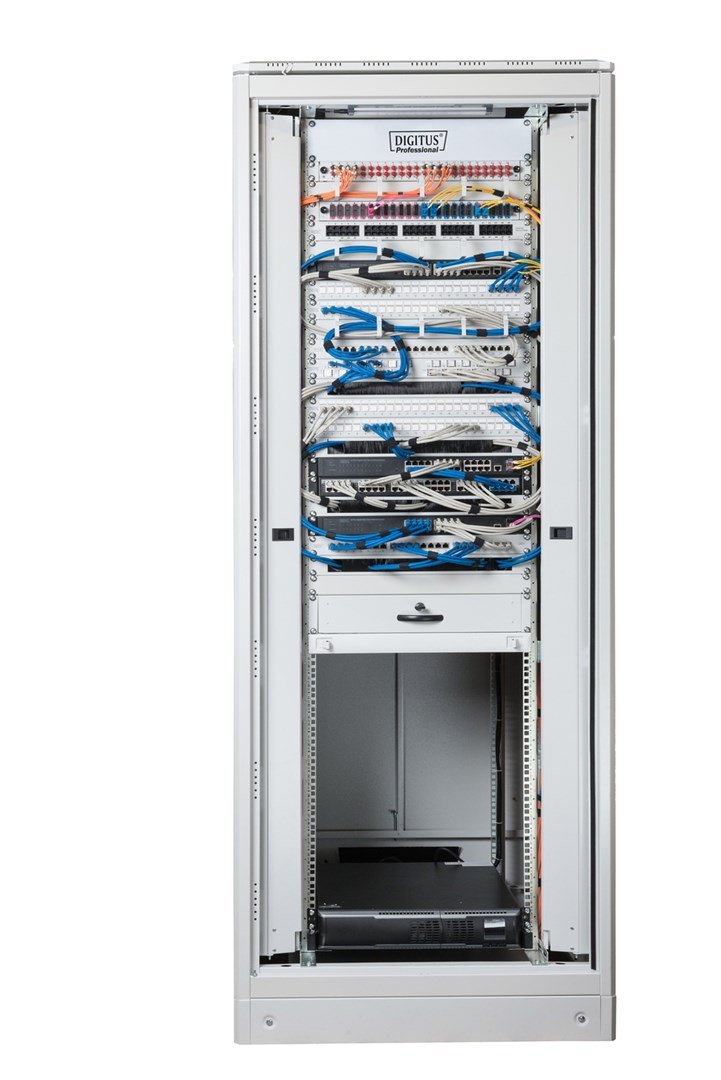 Digitus DN-19 42U-8/10-1 stativ Fritst�ende reol Gr� #49