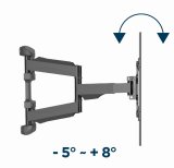 Gembird WM-75ST-01 tv-beslag 190,5 cm (75