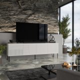 RTV-skab ABI 4D 200x38x62 hvid mat #3