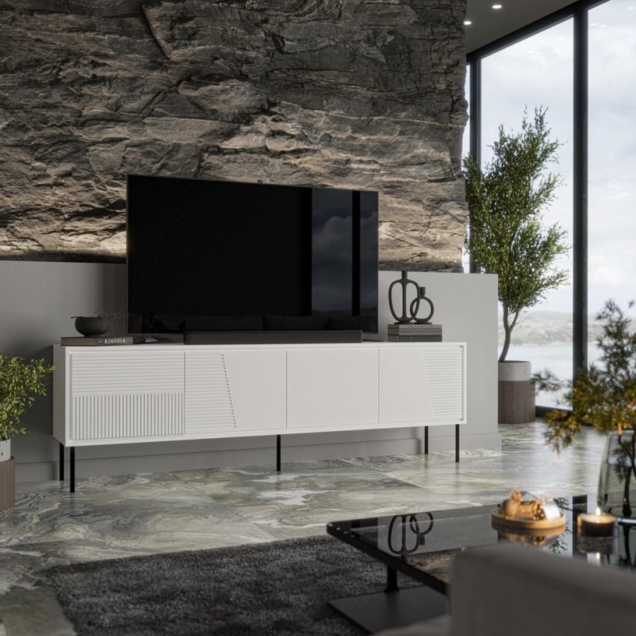 RTV-skab ABI 4D 200x38x62 hvid mat #3