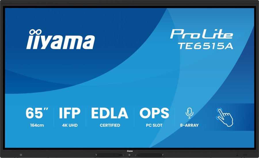 iiyama TE6515A-B2AG skilte display Kiosk design 163,8 cm (64.5