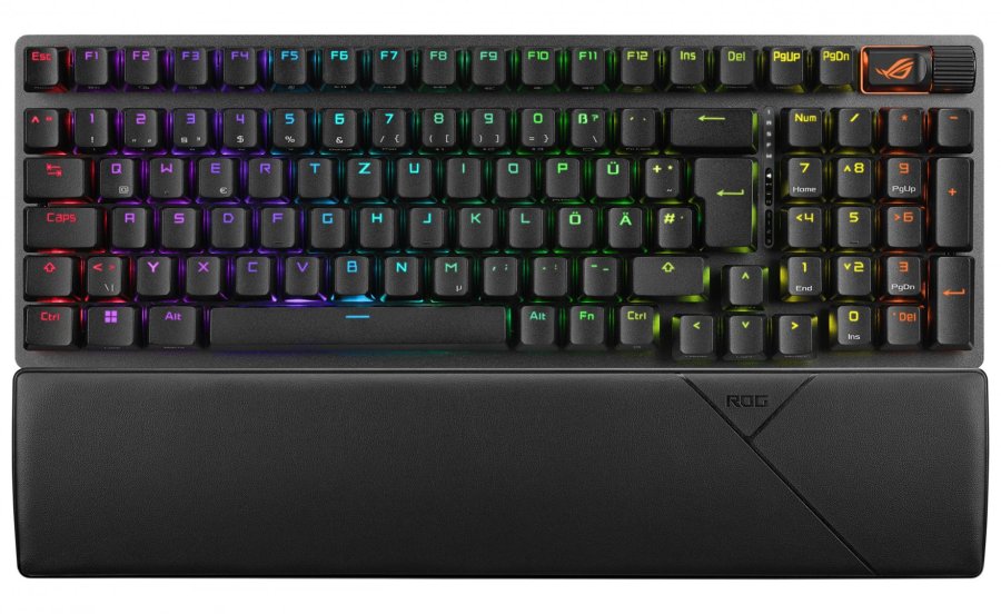 ASUS ROG Strix Scope II 96 Wireless keyboard Gaming USB + RF Wireless + Bluetooth QWERTZ German Black #1