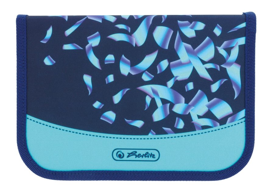 Herlitz SoftLight Plus Greenline Blue Ice skoletaskes�t Pige Polyester Bl�, Marinebl� #15