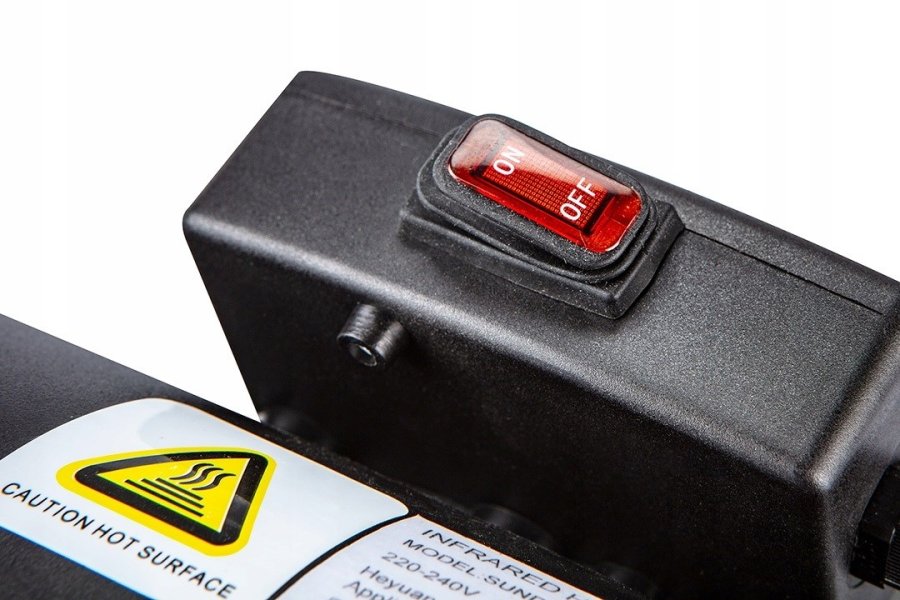 NEO TOOLS 90-032 elektrisk varmeapparat Infrard Indendrs & udendrs 2000 W Sort #5